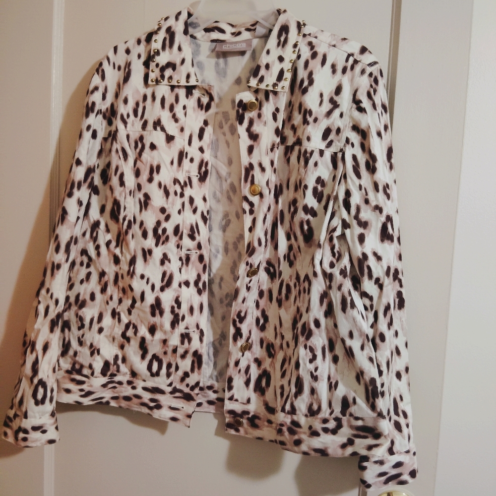 Chico Leopard Print Jacket - image 4